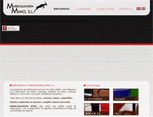 Tablet Screenshot of marroquineriamimo.com